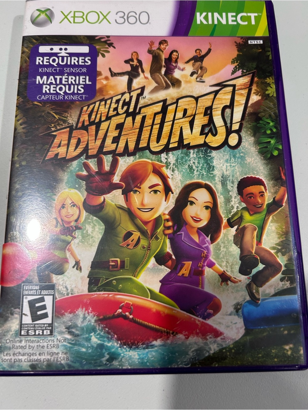 Wxbox360 Kinect Adventures! - Kinect Game (Green, Purple)